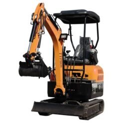 Alternative view of TYPHON TERROR XX Heavy-Duty Mini Excavator – 4000 lbs Rubber Track Digger with Kubota D902 Diesel Engine