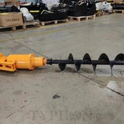 Alternative view of 8" Heavy-Duty Hydraulic Earth Auger & Post Hole Digger – For 2.5-Ton Mini Excavators