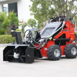 Alternative view of Heavy-Duty Skid Steer Hydraulic Snow Blower Attachment – Commercial Snow Thrower