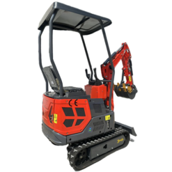 Alternative view of 1-Ton Mini Small Excavator – 13.5HP Briggs & Stratton Gasoline Engine Micro Crawler Digger (AGT-DJ14)