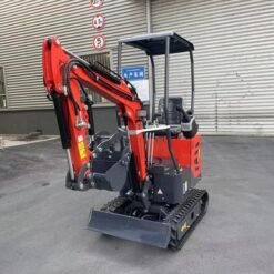 Alternative view of 1-Ton Mini Small Excavator – 13.5HP Engine with Advanced Pilot System & Factory Hydraulic Thumb (AGT Industrial Updated Model)
