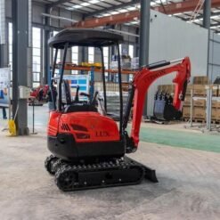 Alternative view of TYPHON LUX Heavy-Duty Mini Excavator – 4000 lbs Rubber Track Digger with Kubota Diesel Engine