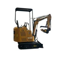 Alternative view of 1.5-Ton Mini Small Excavator – 13.5HP Engine with Advanced Pilot System & Retractable Tracks (AGT H15R)