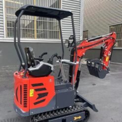 1-Ton Mini Small Excavator – 13.5HP Engine with Advanced Pilot System & Factory Hydraulic Thumb (AGT Industrial Updated Model)
