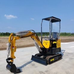 Alternative view of TYPHON TERROR X STORM 1-Ton Mini Excavator – High-Performance Crawler Trench Digger with Protective Canopy & Hydraulic Systems