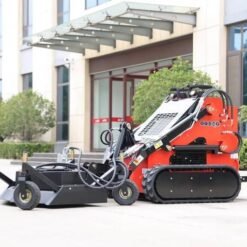 Heavy-Duty Skid Steer Rotary Lawn Mower and Brush Cutter Attachment
