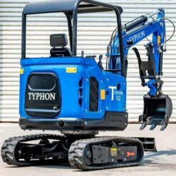Alternative view of TYPHON TERROR X2 STORM 2.5-Ton Mini Excavator – Kubota V1505 25HP Diesel Engine EPA-Certified Crawler Digger