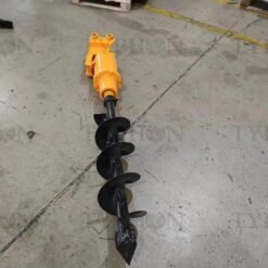 8" Heavy-Duty Hydraulic Earth Auger & Post Hole Digger – For 2.5-Ton Mini Excavators