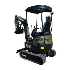 Alternative view of TYPHON TERROR XVIII Heavy-Duty Mini Excavator – 4000 lbs Rubber Track Digger with Kubota Diesel Engine
