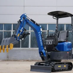 TYPHON TERROR XI Heavy-Duty Mini Excavator – 1-Ton 13.5HP Briggs & Stratton Engine EPA-Certified Crawler Digger