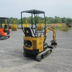 Alternative view of 1-Ton Mini Hydraulic Excavator – 13.5HP Rato Engine Micro Crawler Digger (AGT Industrial)