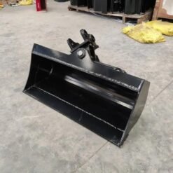 Alternative view of 600mm Heavy-Duty Hydraulic Tilting Bucket – For TYPHON & 3-Ton Mini Excavators