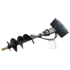Heavy-Duty Hydraulic Earth Auger – For Mini Skid Steers