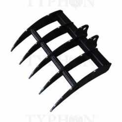 22" Heavy-Duty Mini Excavator Rake Attachment – For 2 to 3.5-Ton Diggers