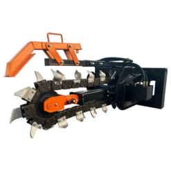 48" Heavy-Duty Skid Steer Trencher Attachment – AGT Industrial (ECSSCT72)