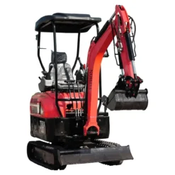 Alternative view of TYPHON TERROR XX Heavy-Duty Mini Excavator – 4000 lbs Rubber Track Digger with Kubota D902 Diesel Engine (Alternative Layout)