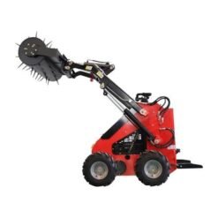 Heavy-Duty Skid Steer Lawn Scarifier and Dethatcher Attachment