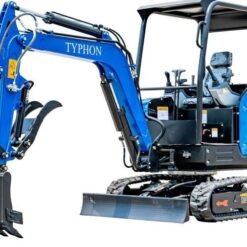 TYPHON TERROR X2 STORM 2.5-Ton Mini Excavator – Kubota V1505 25HP Diesel Engine EPA-Certified Crawler Digger