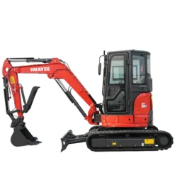 HUAYEE HY35C 3.5-Ton Mini Excavator β Premium Enclosed Cab Crawler | 24HP Genuine Yanmar Diesel Power